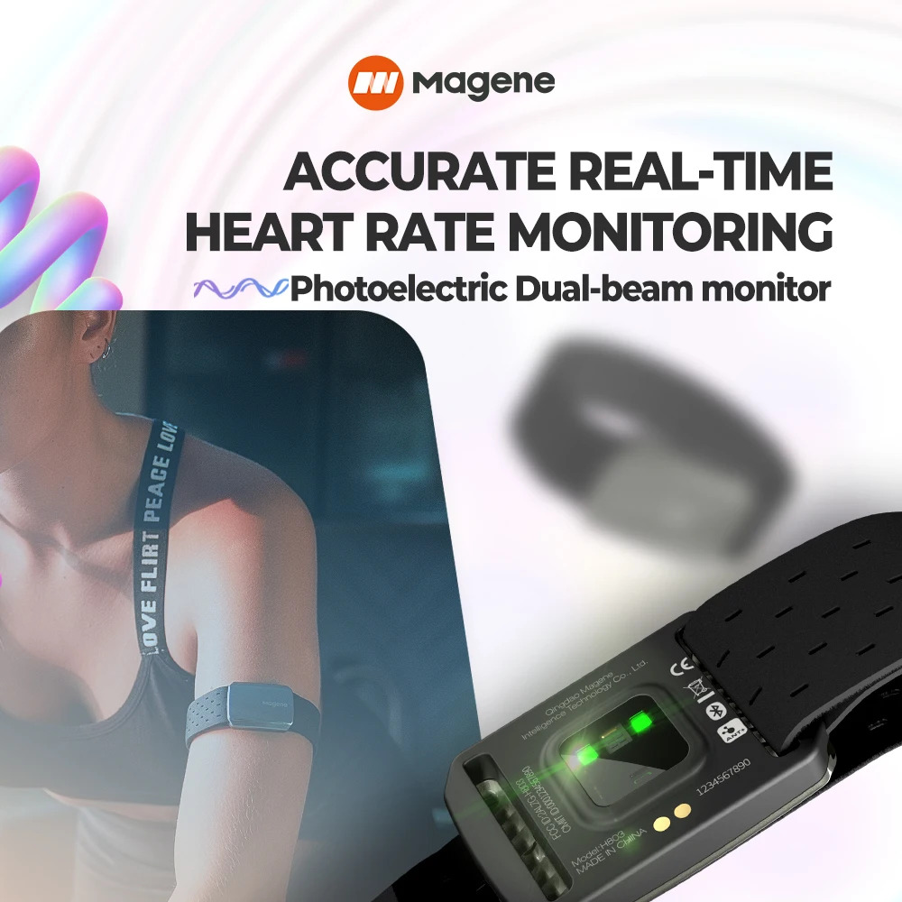Magene H803 Heart Rate Armband - đánh giá và giá Dual Monitor Stand