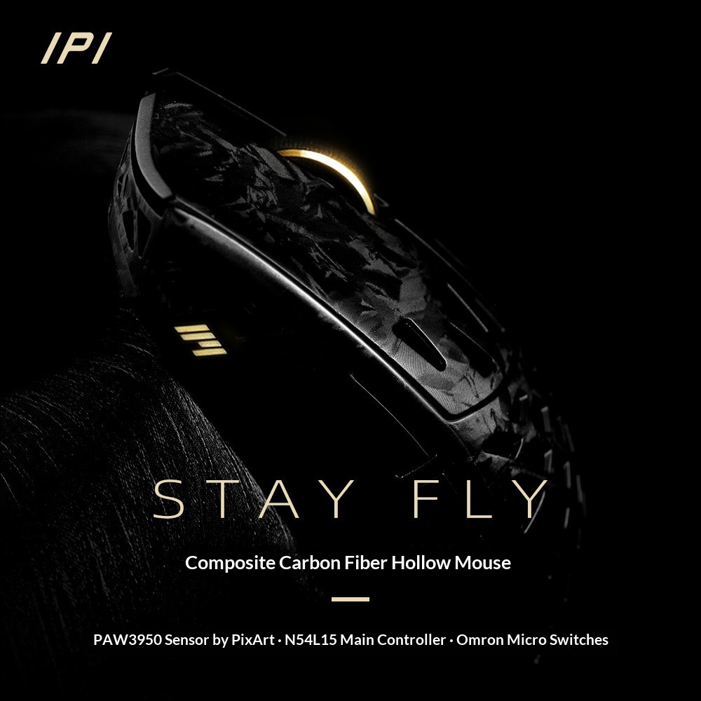 IPI FLY Carbon Fiber Wireless  - đánh giá và giá Esports Gaming Mouse Wireless
