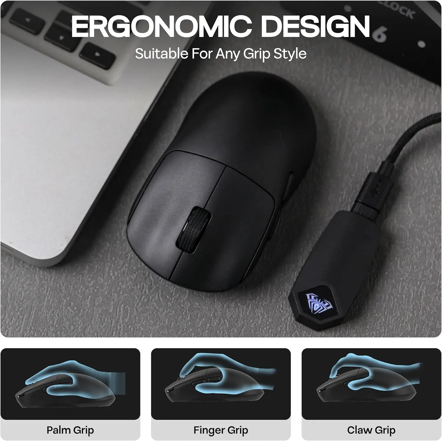 AULA SC800 Gaming Mouse USB-C  - đánh giá và giá Esports Gaming Mouse Wireless