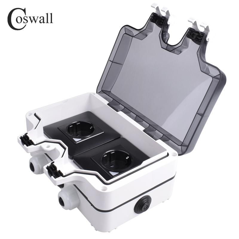 Coswall IP66 Waterproof EU Soc - đánh giá và giá Dual Monitor Stand
