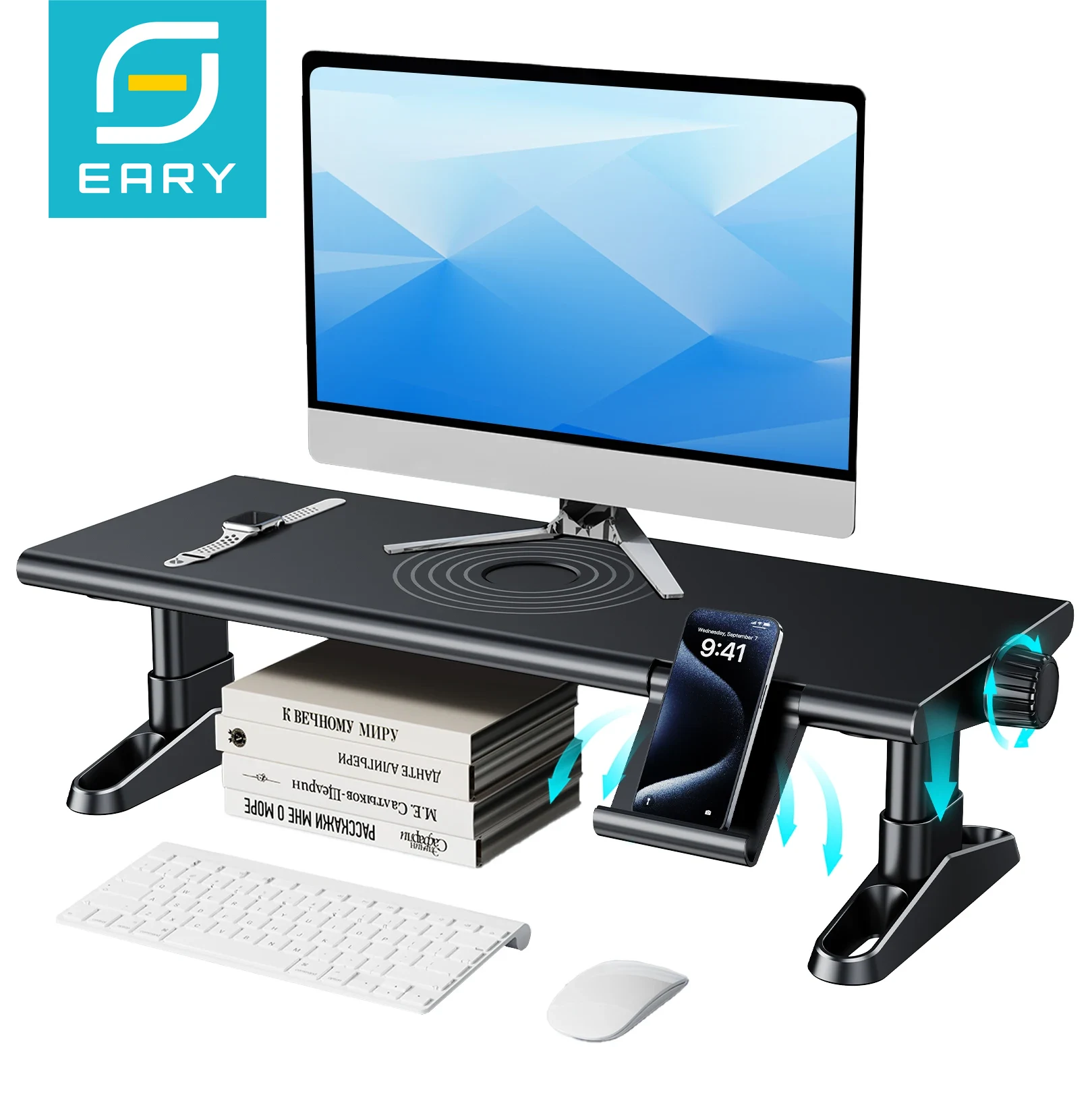 Eary Computer Monitor Stand Ri - đánh giá và giá Dual Monitor Stand