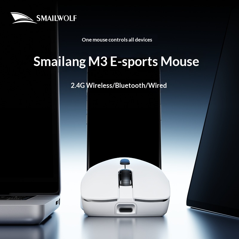 SMAILWOLF M3 PRO Wireless Blue - đánh giá và giá Esports Gaming Mouse Wireless