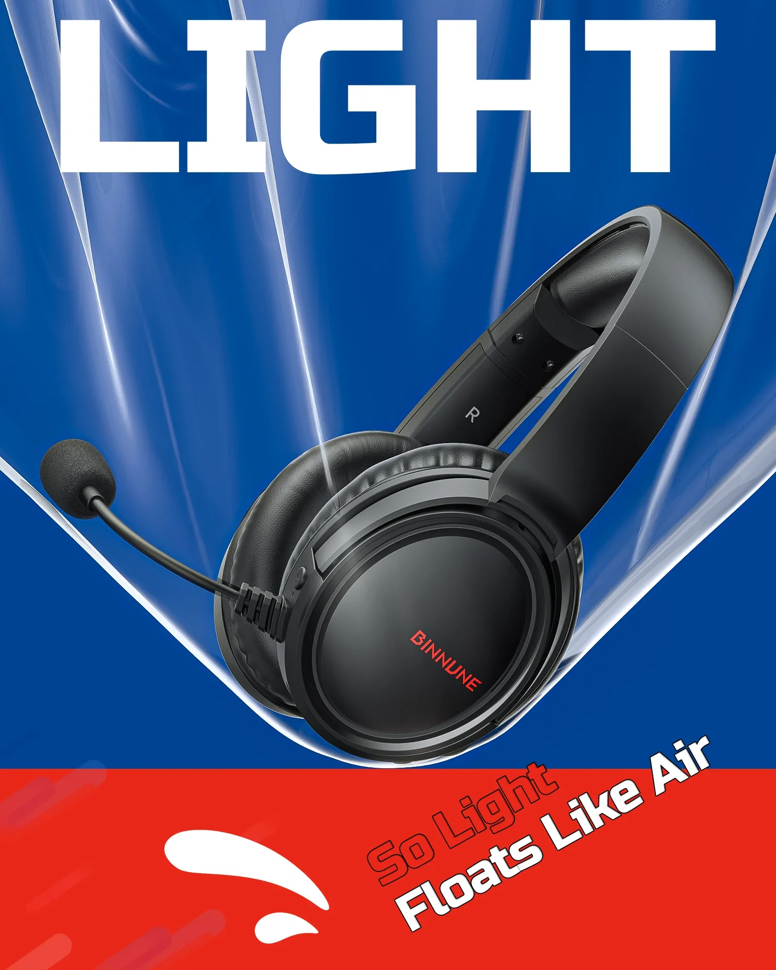 BINNUNE BW02 Wireless Gaming H - đánh giá và giá Gaming Headset 7.1