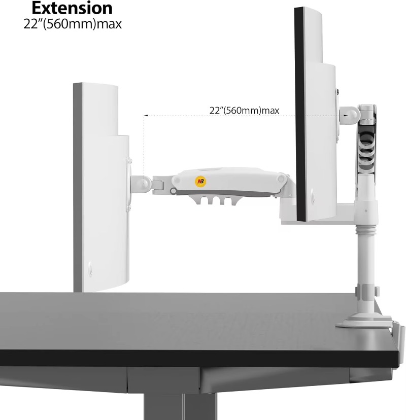 Dual Monitor Desk Mount Stand  - đánh giá và giá Dual Monitor Stand