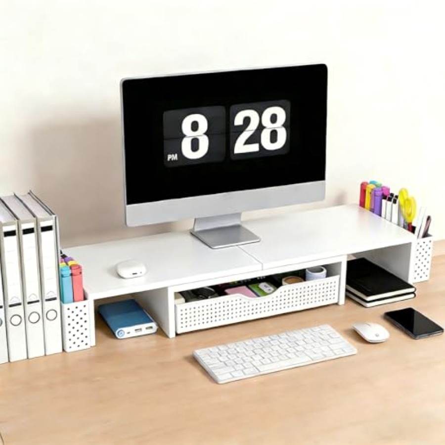 Metal Desk Organizers and Acce - đánh giá và giá Dual Monitor Stand